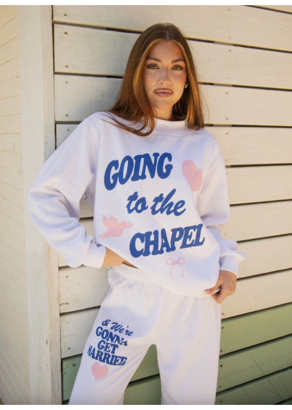 Going to the Chapel Mockneck Sweatshirt