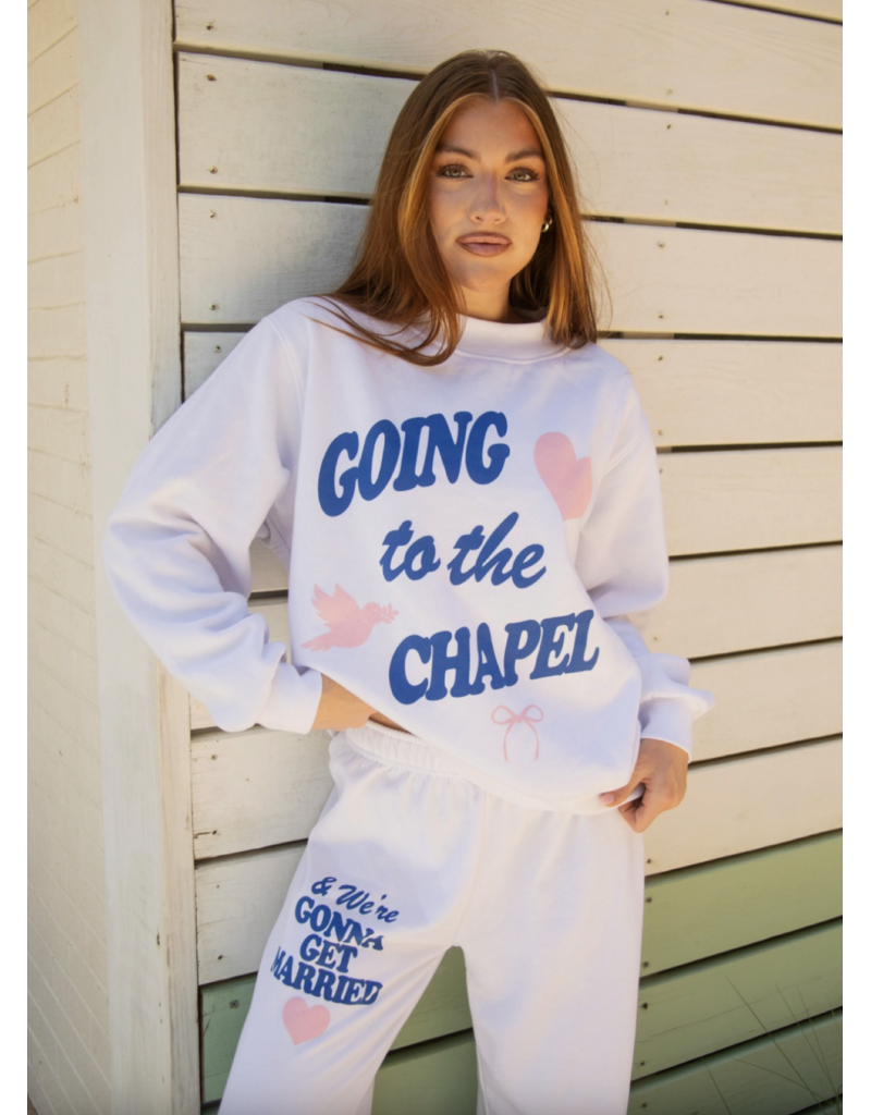 Going to the Chapel Mockneck Sweatshirt