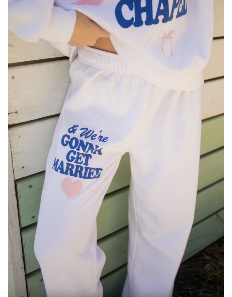 Gonna Get Married Wide Leg Sweatpants