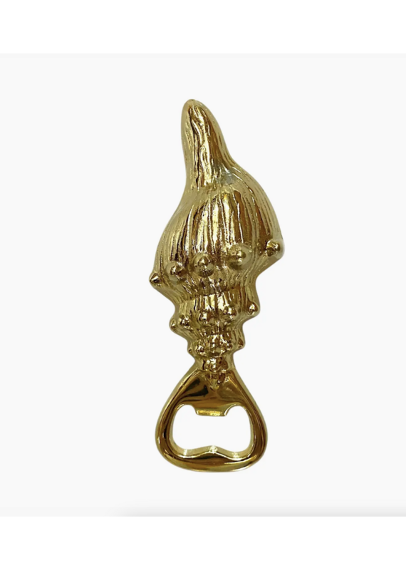 The Artisan and Company Brass Conch Shell Bottle Opener
