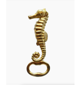 The Artisan and Company Brass Seahorse Bottle Opener