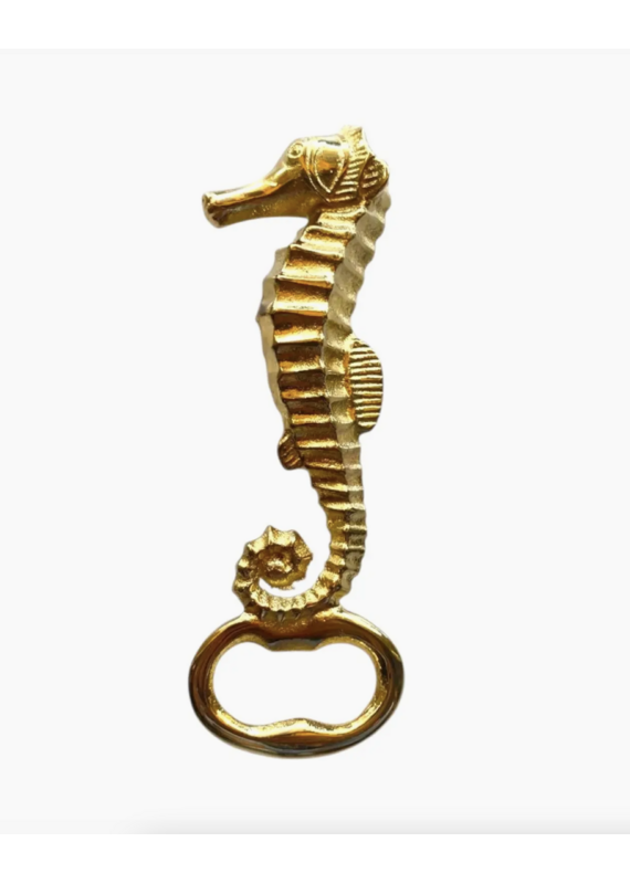 The Artisan and Company Brass Seahorse Bottle Opener