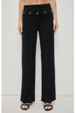 Pretty Garbage Levi Eyelet Foldover Pants