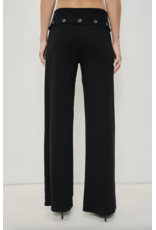 Pretty Garbage Levi Eyelet Foldover Pants