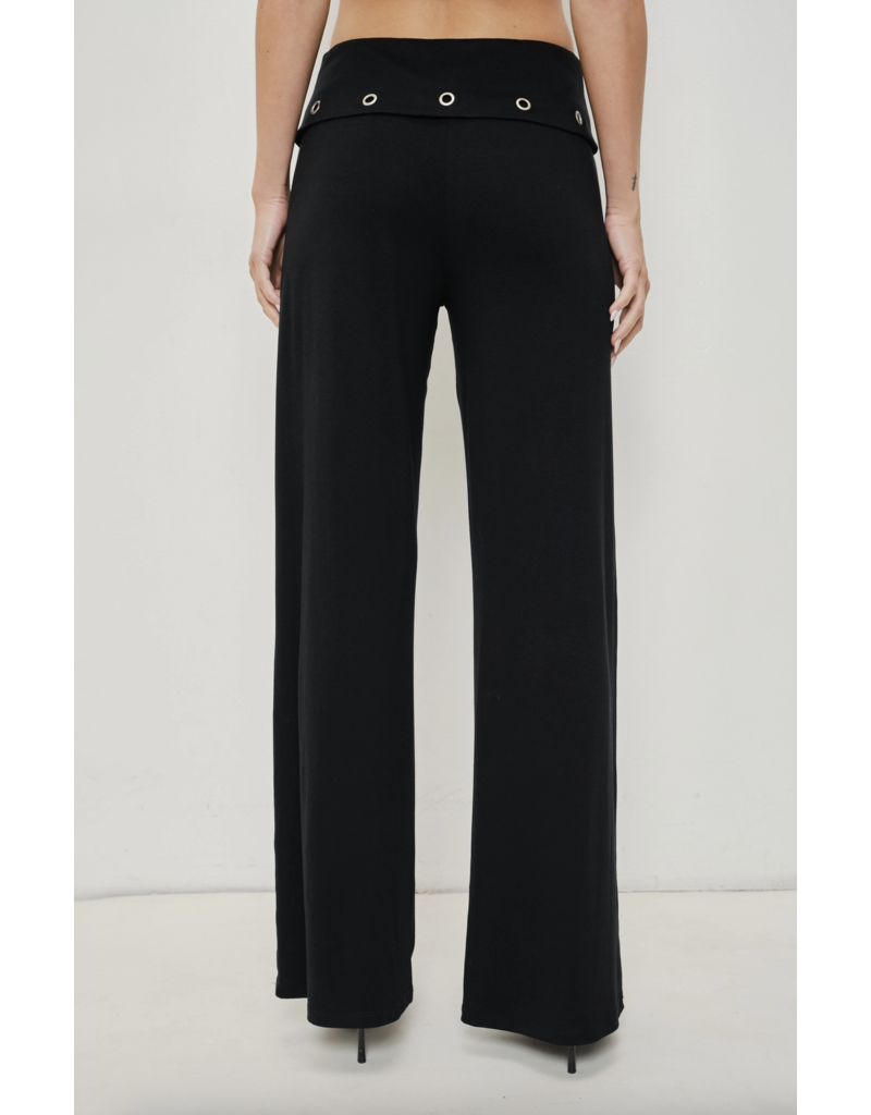Pretty Garbage Levi Eyelet Foldover Pants