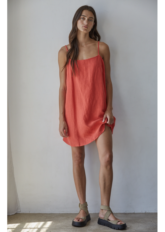 By Together Sofia Linen Mini Dress