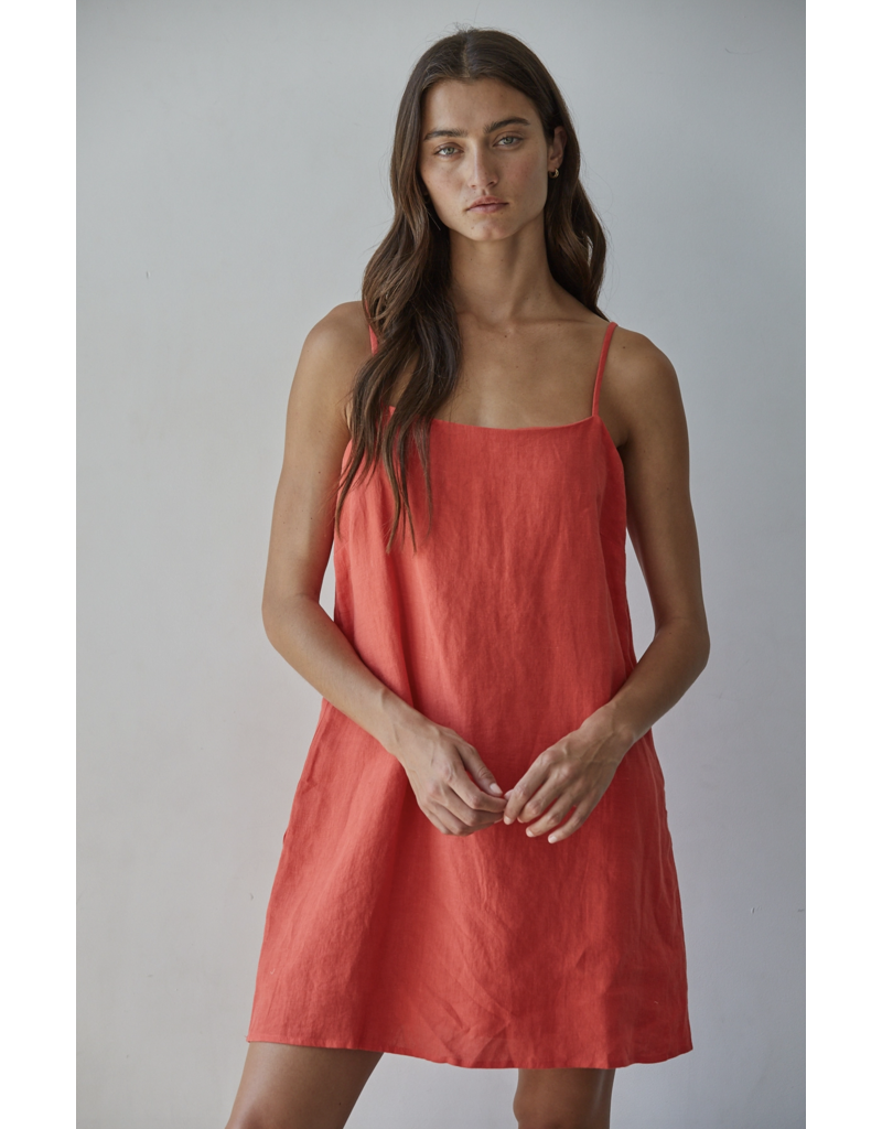 By Together Sofia Linen Mini Dress