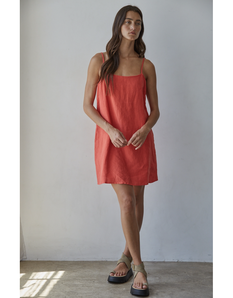 By Together Sofia Linen Mini Dress