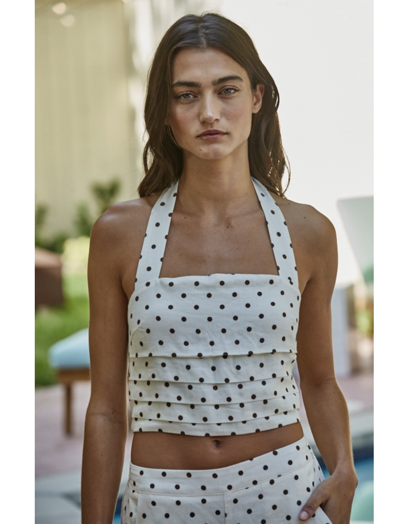 By Together Raye Linen Halter Top