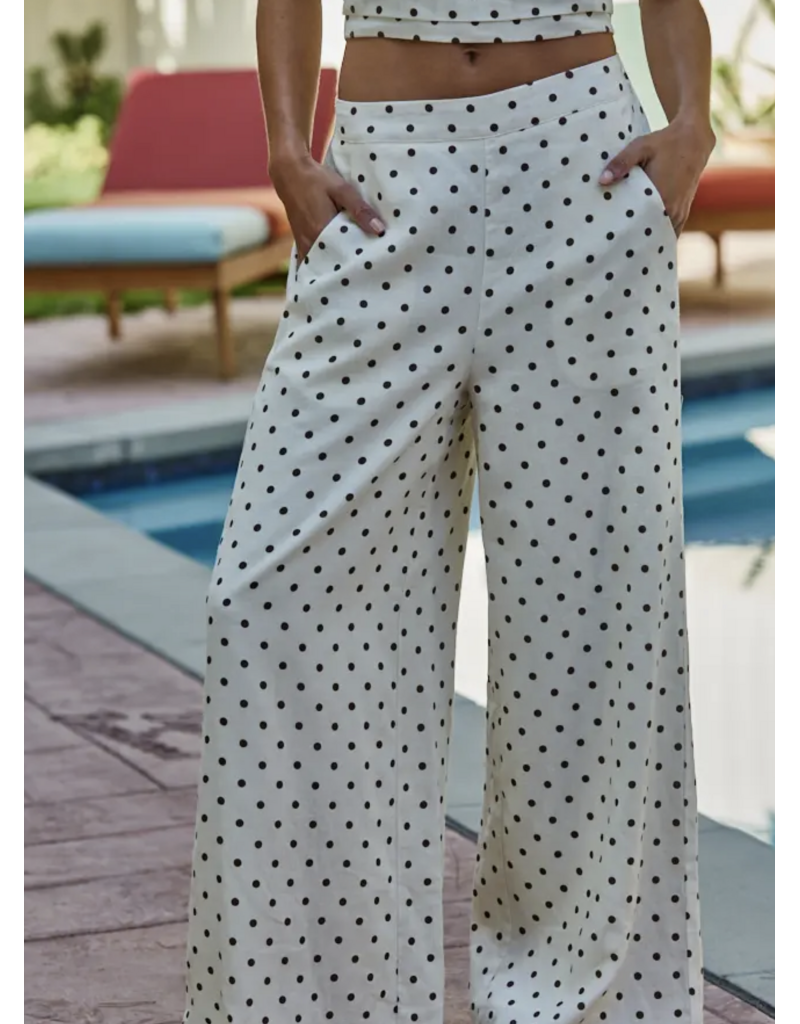 By Together Raye Linen Wide Leg Pants