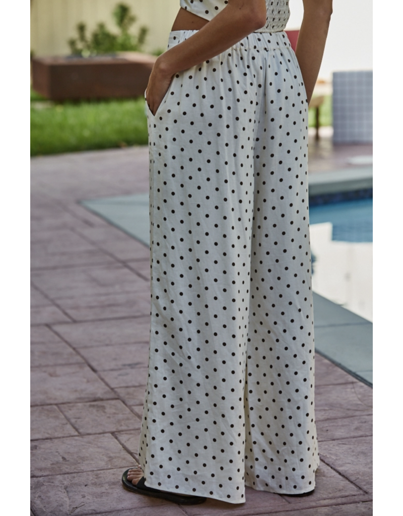 By Together Raye Linen Wide Leg Pants