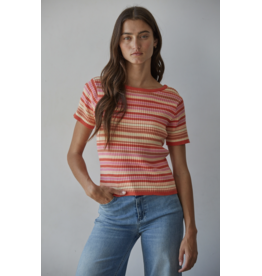 By Together Nellie Knit Striped Top