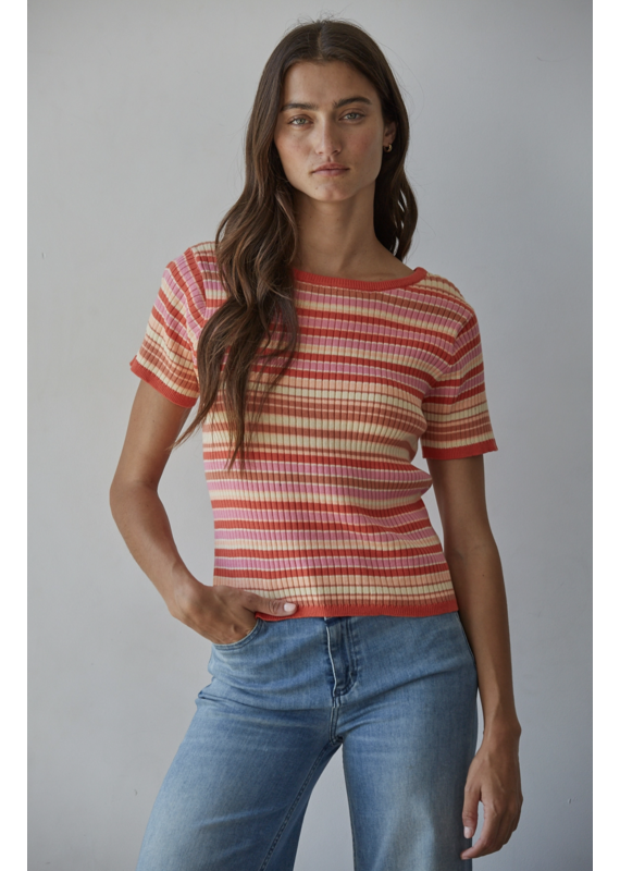 By Together Nellie Knit Striped Top
