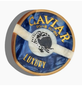Hand-Painted Caviar Claw Hair Clip