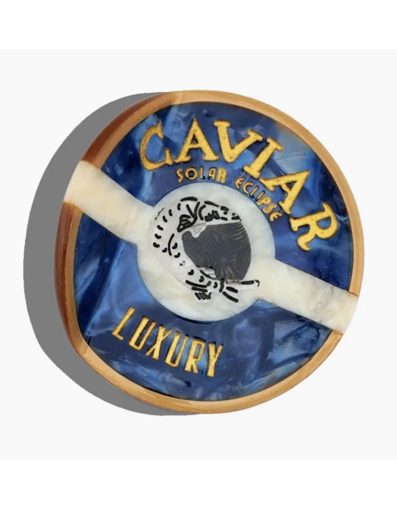 Hand-Painted Caviar Claw Hair Clip