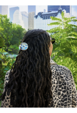 Hand-Painted Caviar Claw Hair Clip