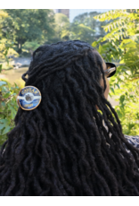 Hand-Painted Caviar Claw Hair Clip