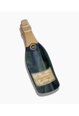 Hand-Painted Champagne Claw Hair Clip