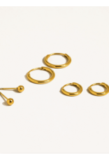Flanerie Brigitte 18K Gold Non-Tarnish Earring Set