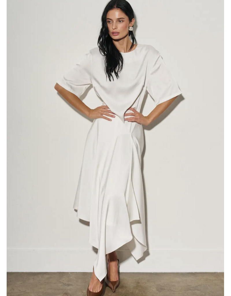 Madi Asymmetrical Midi Dress