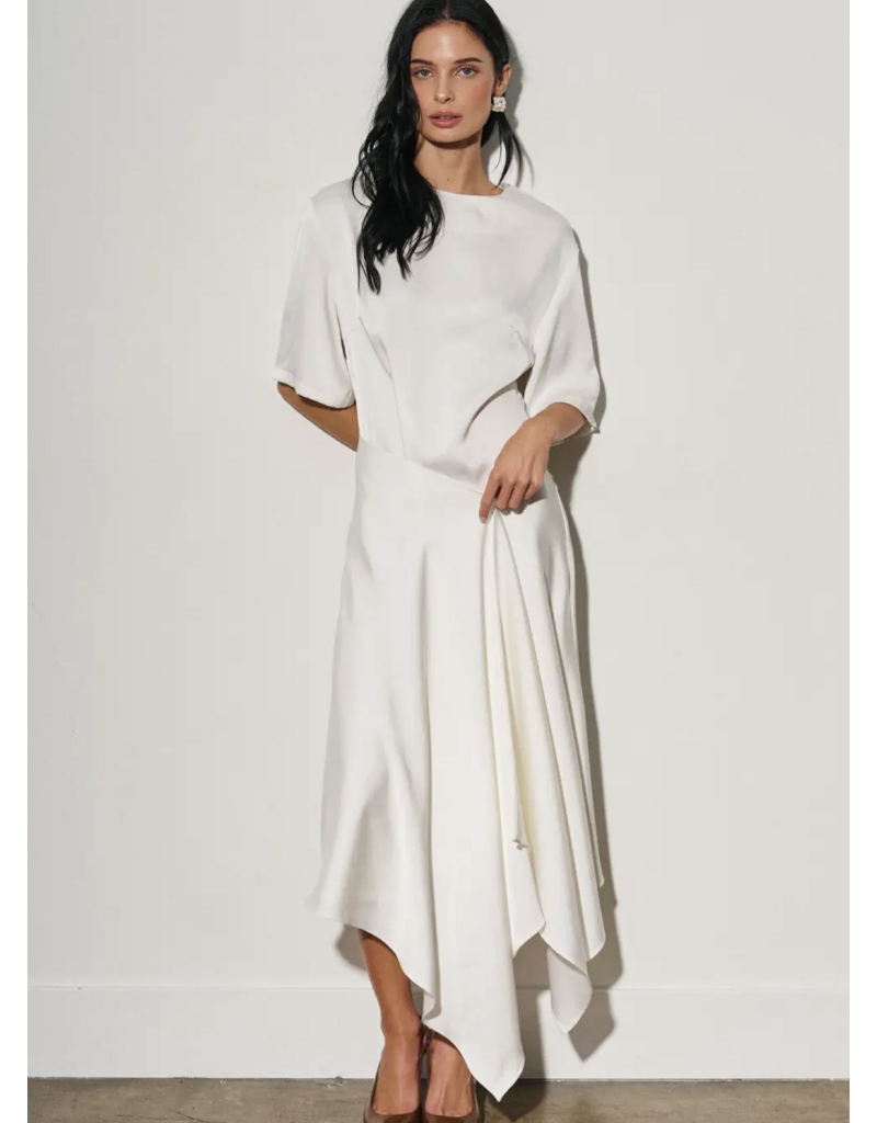 Madi Asymmetrical Midi Dress