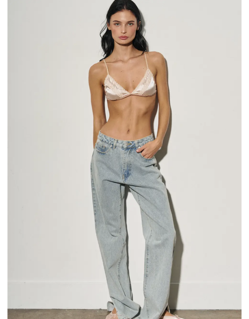Sylvania Satin & Lace Bralette