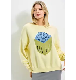 Carton of Blueberries Sweater