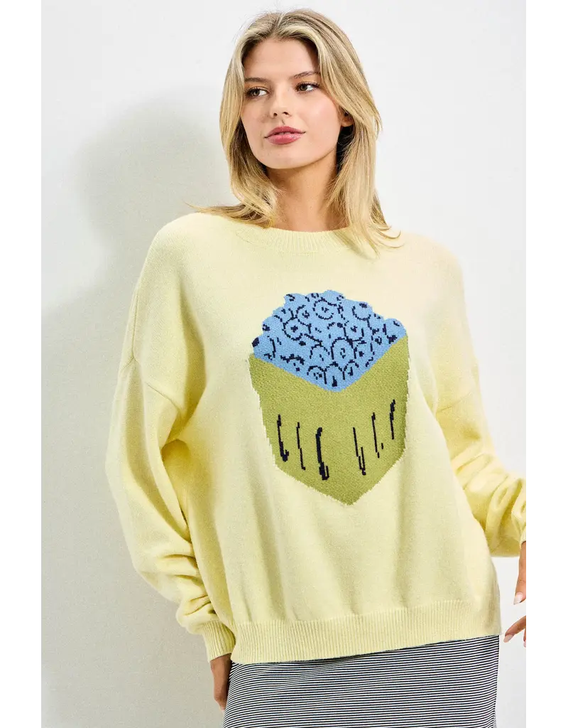 Carton of Blueberries Sweater