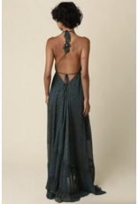 Emerald Halter Maxi Dress