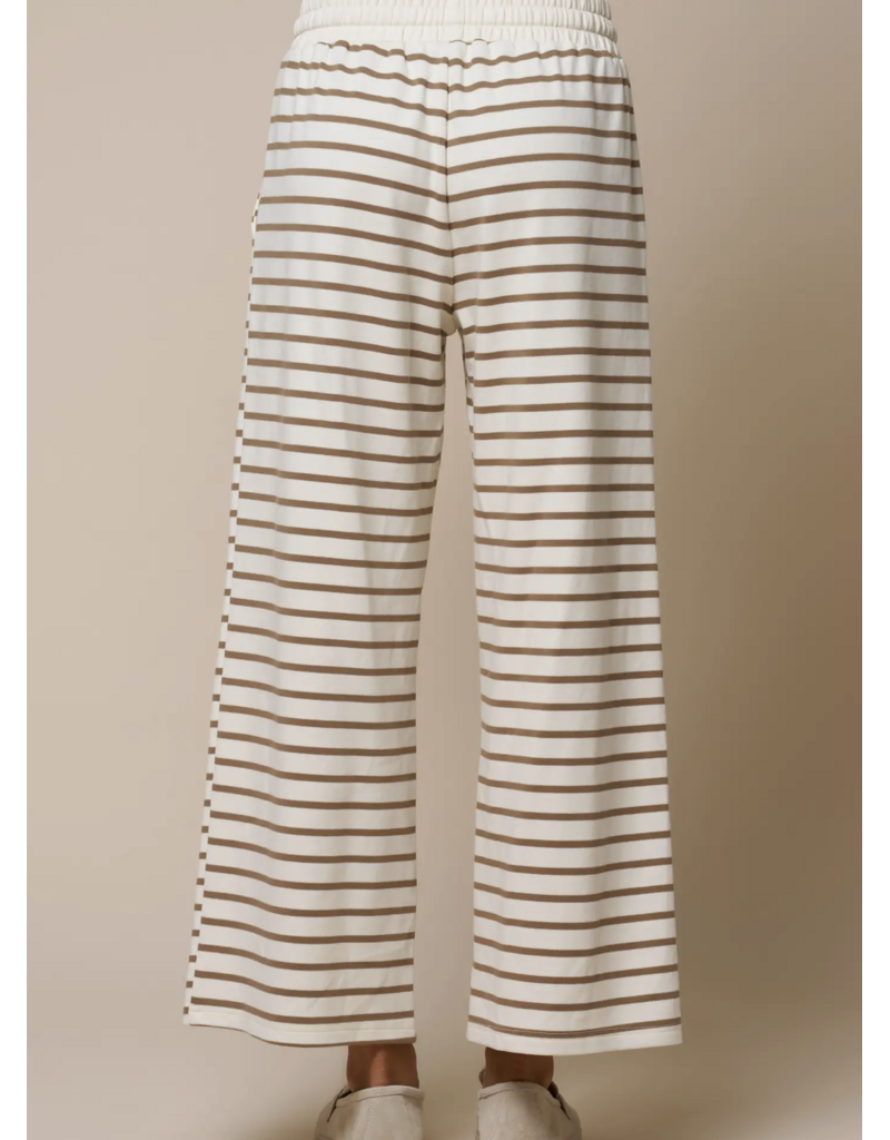 Stripes Wide Leg Sweatpants