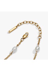 Alex + Ani Seashell & Pearl Inline Charm Anklet