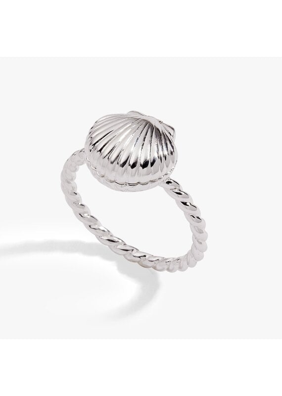 Alex + Ani Salt + Sea 'Seashells Are Love Letters In The Sand' Locket Ring