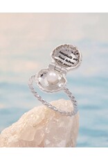 Alex + Ani Salt + Sea 'Seashells Are Love Letters In The Sand' Locket Ring