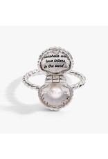 Alex + Ani Salt + Sea 'Seashells Are Love Letters In The Sand' Locket Ring