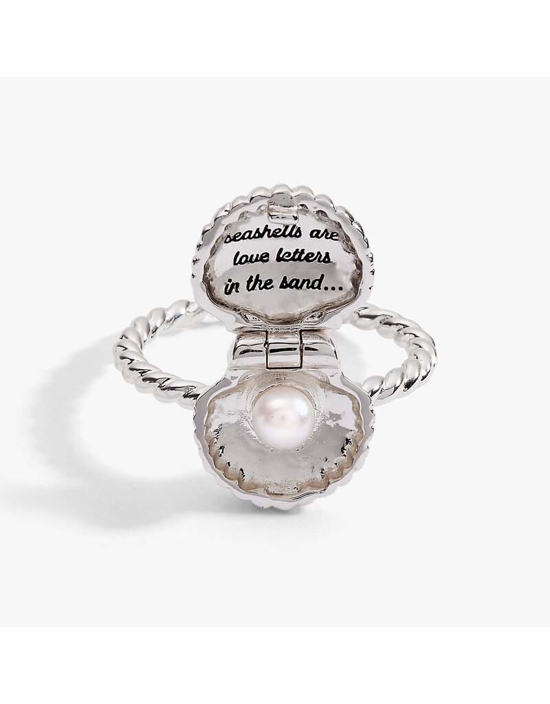 Alex + Ani Salt + Sea 'Seashells Are Love Letters In The Sand' Locket Ring