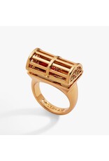 Alex + Ani Lobster Boil Hinged Cage Ring