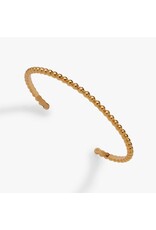 Alex + Ani Gold Beaded Cuff Bracelet