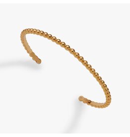 Alex + Ani Gold Beaded Cuff Bracelet