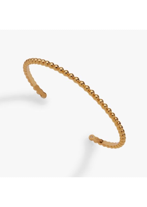 Alex + Ani Gold Beaded Cuff Bracelet