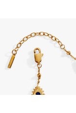 Alex + Ani Evil Eye Crystal Stone Chain Bracelet