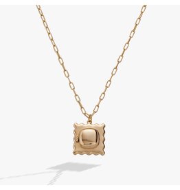 Alex + Ani Pasta Girl 'Anything Is Pastable' Ravioli Locket Pendant