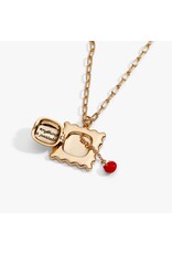 Alex + Ani Pasta Girl 'Anything Is Pastable' Ravioli Locket Pendant
