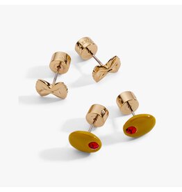 Alex + Ani Pasta Girl Stud Earrings - Set Of 2