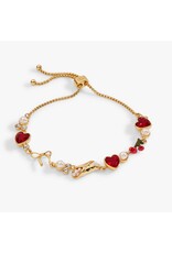 Alex + Ani 'There Cannoli Be You' Bow & Heart Adjustable Bolo Bracelet