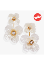 Alex + Ani New York Botanical Garden® 2-in-1 Poppy Statement Earrings
