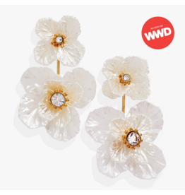 Alex + Ani New York Botanical Garden® 2-in-1 Poppy Statement Earrings