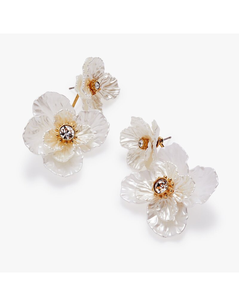 Alex + Ani New York Botanical Garden® 2-in-1 Poppy Statement Earrings