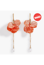 Alex + Ani New York Botanical Garden® Peony Petal Statement Earrings