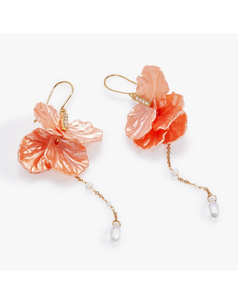 Alex + Ani New York Botanical Garden® Peony Petal Statement Earrings