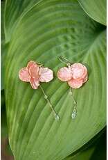 Alex + Ani New York Botanical Garden® Peony Petal Statement Earrings